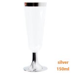 Flte a champagne de haute qualit en plastique pour mariage, tasse de poulet crative, verre a champagne, ...