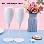 Fltes a champagne p en acrylique transparent, verre a vin blanc, bire, whisky, 1 pice