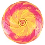 Flamingo pet products frisbee zaza, tpr, �18 cm, jaune et rose, jouet pour chien.