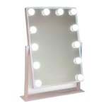 Flamingueo miroir maquillage lumineux - miroir coiffeuse 12 lumi�res, miroir led 3 modes, miroir lumineux, ...