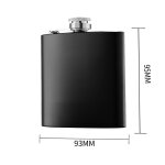 Flasque en acier inoxydable pour vin et whisky, pot de poche français, bouteille, entonnoir, buveur, ... Flasque en acier inoxydable pour vin et whisky, pot de poche français, bouteille, entonnoir, buveur, ...