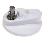 Flasque + axe + pignon / reducteur blanc pour robot multifonctions moulinex Flasque + axe + pignon / reducteur blanc pour robot multifonctions moulinex