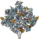 Fleurs artificielles oairse - lot de 5 branches de bougainvillier automnales - 70 cm - d�coration r�aliste ...