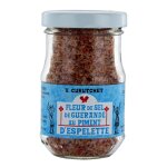 Fleur de sel de guérande au piment d'espelette - v. curutchet - pot 70g Fleur de sel de guérande au piment d'espelette - v. curutchet - pot 70g
