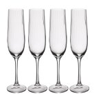Fl�tes a champagne, lot de 4, 190ml