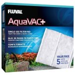 Fluval lot de 5 blocs de filtration fine aquavac + - pour aquarium