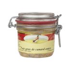 Foie gras de canard entier a la fleur de sel de guérande, verrine 180gr Foie gras de canard entier a la fleur de sel de guérande, verrine 180gr
