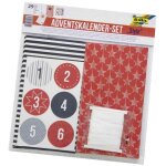 Folia set de 24 sacs papier calendrier de l'avent + 7 m bande satin Folia set de 24 sacs papier calendrier de l'avent + 7 m bande satin