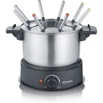 Severin fo 2470 - fondue - 1. 4 litres - 1. 5 kwatt - noir / inox