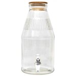 Paris prix - fontaine a boisson  couvercle  3, 8l transparent