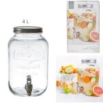 Fontaine a boisson the home deco factor a boisson verre 4l