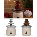 Fontaine � chocolat 70w - acier inoxydable - bouton fonction chauffe