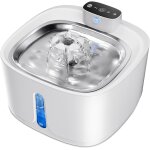 Fontaine a eau pour chat avec dtecteur de mouvement, 3. 2l 4000mah fontaine a eau chat sans fil pompe ...