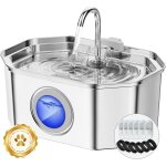 Fontaine a eau chat inox, 3. 2l fontaine a eau chat, fontaine chats silencieuse, led fenêtre, les systèmes ... Fontaine a eau chat inox, 3. 2l fontaine a eau chat, fontaine chats silencieuse, led fenêtre, les systèmes ...