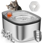 Fontaine a eau chat inox, 4, 5l fontaine a eau pour chat, ultra silencieux avec batterie 4000 mah, disponible ... Fontaine a eau chat inox, 4, 5l fontaine a eau pour chat, ultra silencieux avec batterie 4000 mah, disponible ...