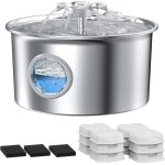 Fontaine eau chat inox automatique: 2, 6l distributeur eau chat silencieuse - distributeur chien inox ... Fontaine eau chat inox automatique: 2, 6l distributeur eau chat silencieuse - distributeur chien inox ...