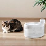 Fontaine a eau chat sans fil - 2, 2l distributeur eau pour chat et chien a pile 4400 mah rechargeable, ...
