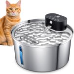 Fontaine a eau chat sans fil - 3, 2l fontaine a eau pour chat inox - fontaine eau chat avec fenêtre transparen ... Fontaine a eau chat sans fil - 3, 2l fontaine a eau pour chat inox - fontaine eau chat avec fenêtre transparen ...