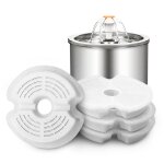 Fontaine d'eau de remplacement pour chat, 4 pi�ces, filtre a charbon actif pour animaux de compagnie, ...