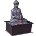 Fontaine d intrieur bouddha sutra avec eclairage led color - dcor zen idal
