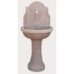Fontaine murale vieillie en terre cuite toscane petite made in italy