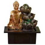Fontaine en rsine avec bouddha arya