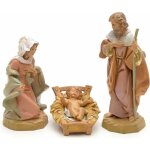 Fontanini nativita cm trois figurines '12 santons resine