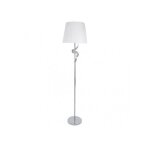 Foot salon baeza 1xe27 chrome blanc paravent 162x38x38 cm Foot salon baeza 1xe27 chrome blanc paravent 162x38x38 cm