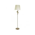 Foot salon baeza 1xe27 paravent beige cuir 162x38x38 cm