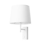 Forlight aura applique murale avec abat - jour blanc, e27