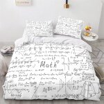 Formule housse de couette personne x cm avec deux taies d'oreiller x cm polyester - coton housse de couette ...