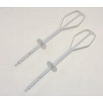 Fouet (x2) plastique a emulsionne pour fouet electrique seb