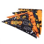 Foulard en forme de triangle pour animaux de compagnie, accessoires d'halloween pour chat et chien, echarpe ...