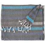 Foulard - gift decor - multicolore - 100% coton - 170 x 90 cm - rayures contemporaines