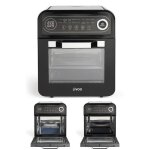 Four � air chaud 1600w 12 l 16 programmes de pr�paration 5 accessoires : plateau �gouttoir, grille, panier ...
