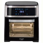 Four friteuse  air chaud 13 l sans huile, 8 programmes, temprature 40 - 200 c 2500w adler ad6309