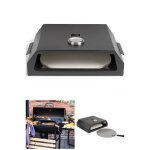 Four  pizza acier inoxydable pour barbecue pierre rfractaire et pelle  pizza incluses