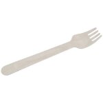 Fourchette en bois de bouleau r�utilisable x10 - sphere