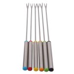 Fourchette a chocolat crative en acier inoxydable, fromage fruits a dessert fourchette a pot chaud fourchette ...