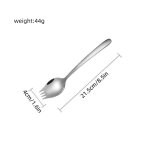 Fourchette a dessert en acier inoxydable 2 en 1, fourchette a fruits, cuill�re a caf� et a th�, gadgets, ...