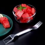 Fourchette a fruits de cuisine en acier inoxydable, trancheuse a eau neutre, couteau coupe - fruits polyvalent ... Fourchette a fruits de cuisine en acier inoxydable, trancheuse a eau neutre, couteau coupe - fruits polyvalent ...