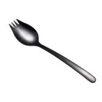 Fourchettes l�g�res en acier inoxyddable, cuill�re a dessert de camping, cuill�res a salade non toxiques, ...