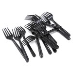 Fourchettes a gteaux aux fruits, ustensiles en plastique, vaisselle d'halloween, couverts jetables, ...
