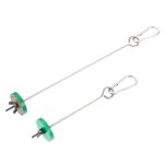 Fourchette a oiseaux suspendue en acier inoxydable, 2 pièces, nourriture amusante pour oiseaux, pics ... Fourchette a oiseaux suspendue en acier inoxydable, 2 pièces, nourriture amusante pour oiseaux, pics ...