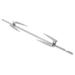 Fourchette rtissoire poulet gril viande friteuse a air broche de poisson rti barbecue en acier inoxydable ...