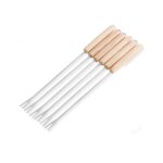 Fourchette a tremper le chocolat en acier inoxydable, avec manche en bois fourchettes a brochette pour ... Fourchette a tremper le chocolat en acier inoxydable, avec manche en bois fourchettes a brochette pour ...