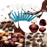 Fourchettes a tremper au chocolat, dcoration de fte a la maison, dcor de fte a faire soi - mme, ...