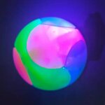 Fournitures de jouets pour chiens, balle a trois couleurs, elastique et solide