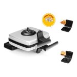 Frifri - gaufrier / machine  croque - monsieur - 1. 2 kwatt - gris