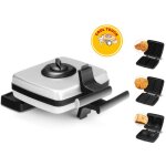 Frifri - gaufrier / machine � croque - monsieur - 1. 2 kwatt - gris